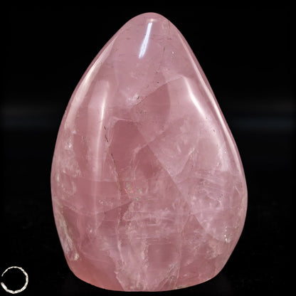 Natürliche Rosenquarz-Kristall Freiform aus Brasilien - 950,38g