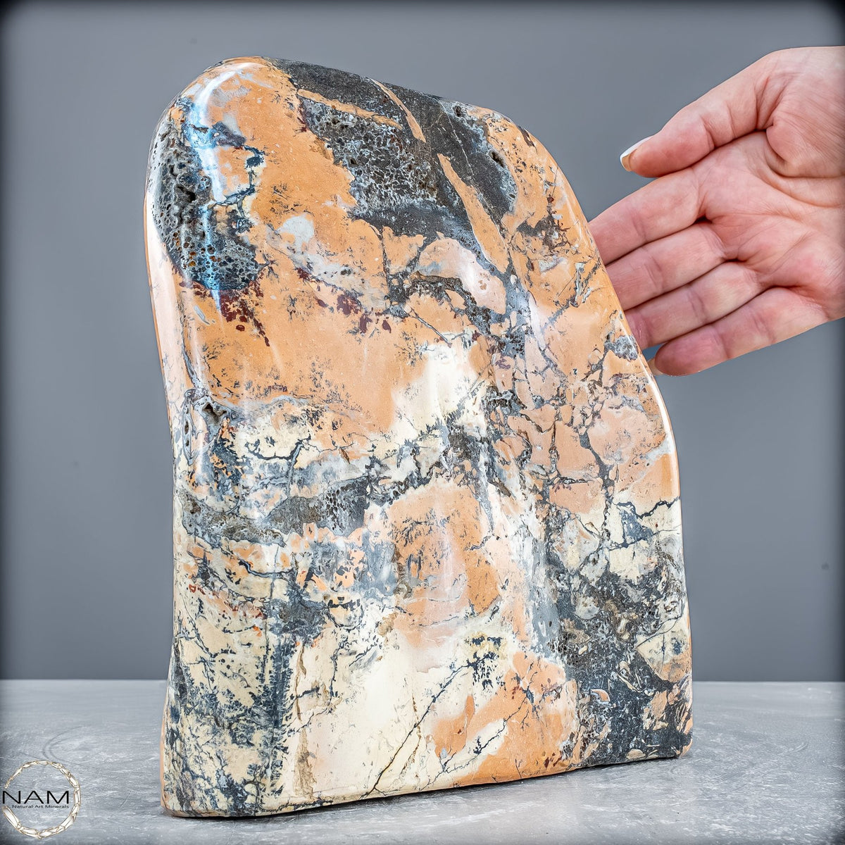 Natürliche Indonesische Picture Jasper-Kristall Freiform – 4627,17g