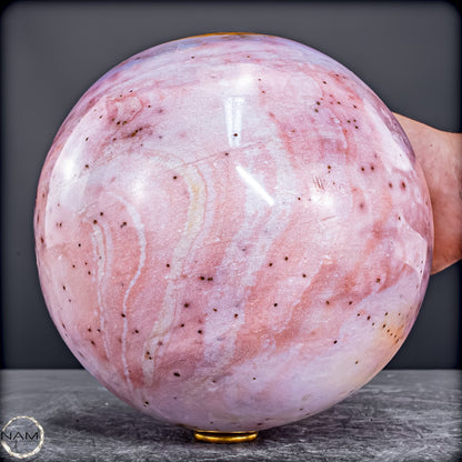 Rosa Opal-Kugel aus Peru - 6203,66g