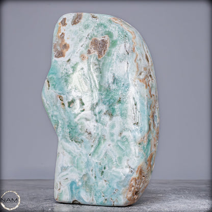 Natürlicher Blau-Grüne Aragonit Kristall-Freiform - 1173,29g