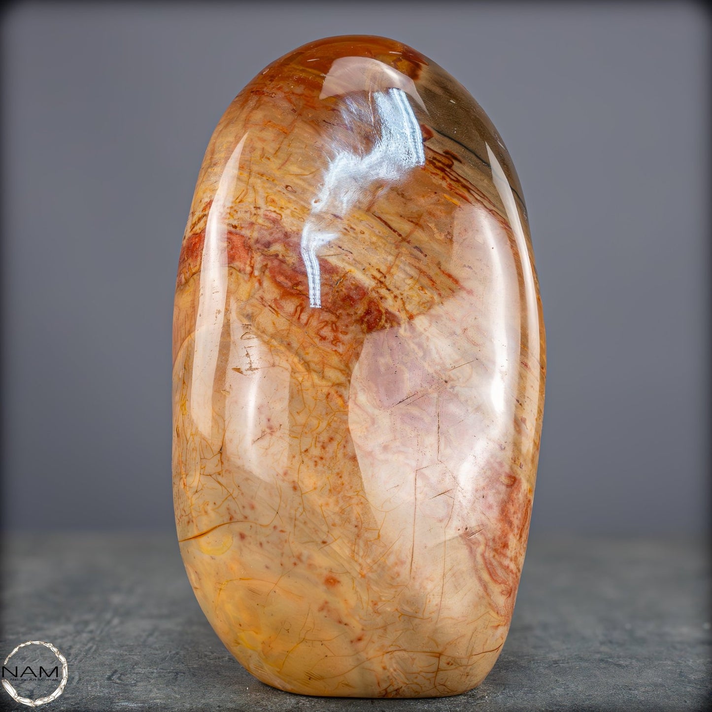 Natürliche Polychrome Jaspis Kristall-Freiform - 1983,05g