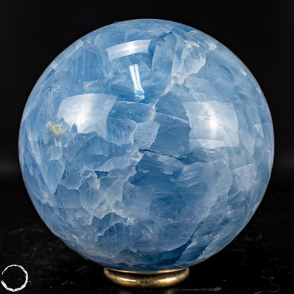 Natürliche Blaue Calcit-Kristall Kugel - 726,76g