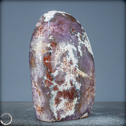 Natürliche Ozean-Jaspis Kristall-Freiform mit Amethyst - 2648,44g
