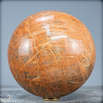Natürlicher Pfirsich-Mondstein Kristall-Kugel - 9919,91g - 195mm