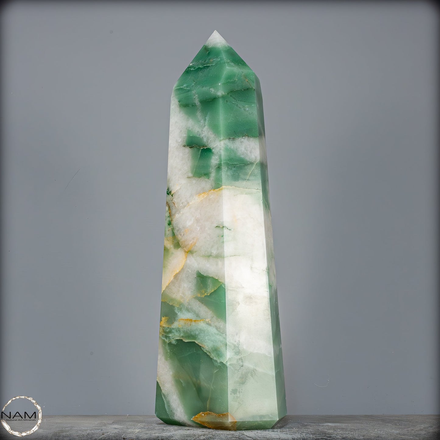 Natürlicher Aventurin Obelisk aus Brasilien - 6473,13g