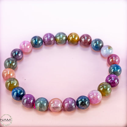 Exklusives Regenbogen-Turmalin Armband  –29,20g 146ct