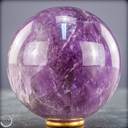 Natürliche Amethyst-Kristall Kugel, Brasilien - 710,93g