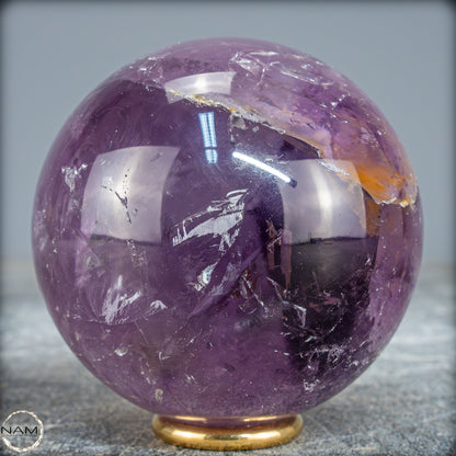 Natürliche Amethyst-Kristall Kugel, Brasilien - 484,35g
