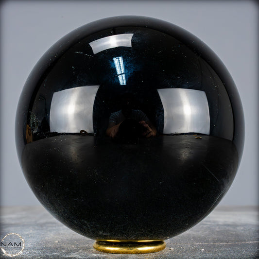 Natürliche Schwarze Obsidian Kristall-Kugel - 2884,59 g