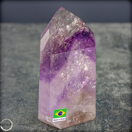 Natürliche, Sehr Seltene Amethyst-Kristall Spitze, Brasilien - 644,19g