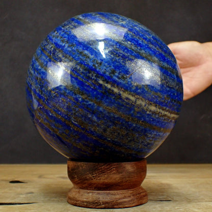 Große Königsblaue Lapislazuli-Kugel - 4987,77g - 155mm