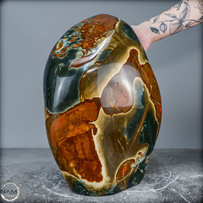 Natürliche Polychrome Jaspis Kristall-Freiform XXL -26101,22g