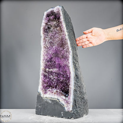 Amethyst-Druse–Naturkunst voller Kristallenergie- 25752,32g