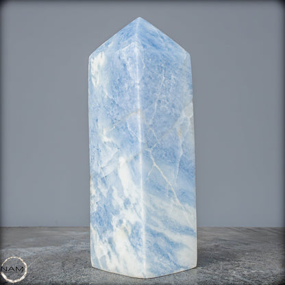 Natürlicher Blauer Calcit-Kristall Obelisk - 2542,91g
