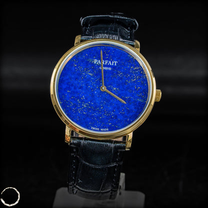 Exklusive Lapis-Lazuli Uhr mit Schweizer Uhrwerk - 44,55g 222,75ct