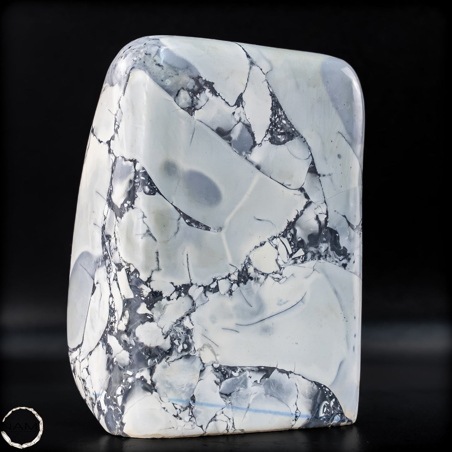 Natürliche Indonesische Picture Jasper-Kristall Freiform – 949,28g