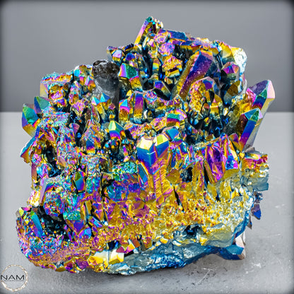 Wunderschönes Aura-Amethyst Kristallcluster – 1478,26g