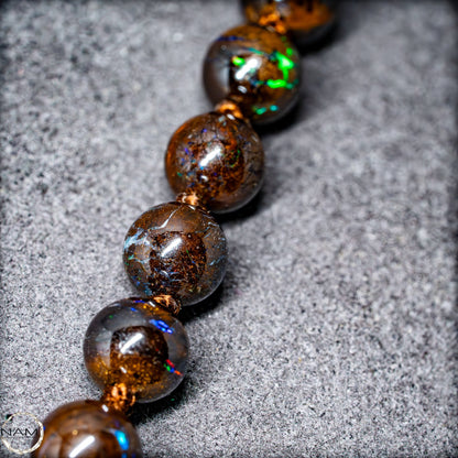 Boulder Opal Halskette mit Designer-Anhänger - 50,89g 254,45ct