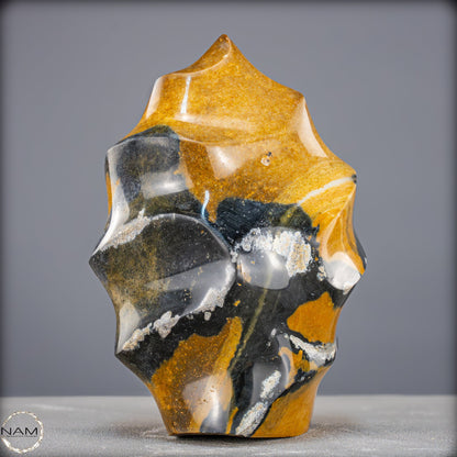 Natürliche Jaspis-Chalcedon Kristallflamme - 2744,83g