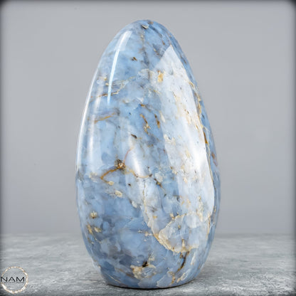 Natürliche Blaue Quarz Freiform aus Brasilien - 1198,66g