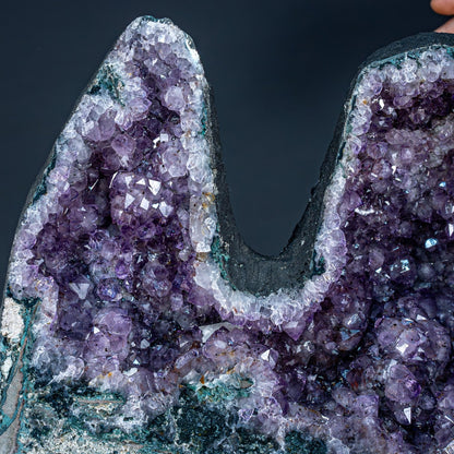 Natürlicher Zwillings-Amethyst und Achat-Druse, Uruguay - 22419,37g