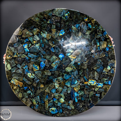 Große Galaxie-Labradorit Tischplatte -17162,22g