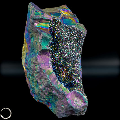 Kristall-Aura-Amethyst auf Ständer –797,79g