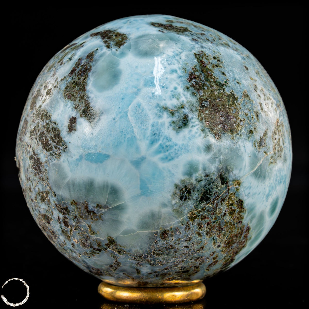 Natürliche Larimar Kugel -  481,39g - 2406,95ct