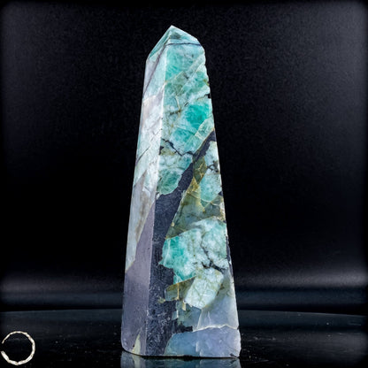 Natürlicher Smarag-Obelisk aus Kolumbien - 467,57g