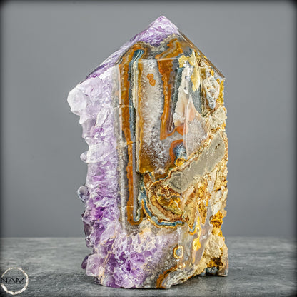Natürliche Amethyst-Kristall Druse/Spitze -1601,48g