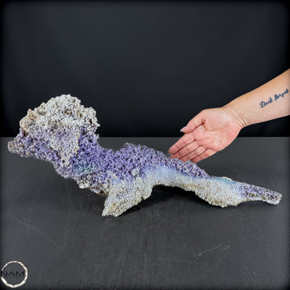 Natürliche "Traubenachat" Botryoidal Chalcedony-Formation Skulptur -4920,76g