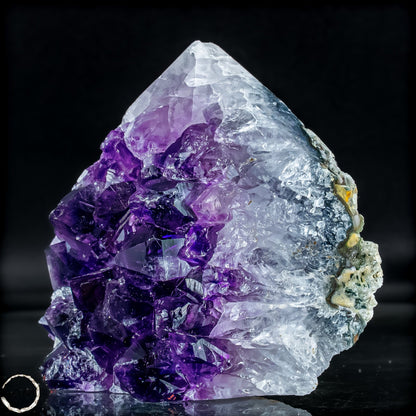 Natürliche Amethyst-Kristall Druse/Spitze - 473,19g