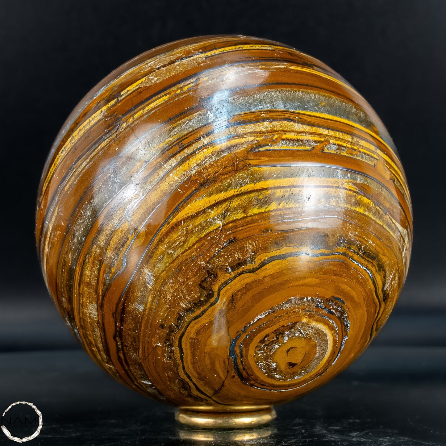 Natürliche Tigerauge-Kugel - 1552,18g