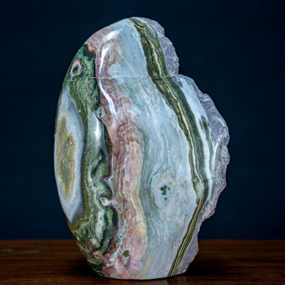 Natürliche Amethyst-Jaspis-Achat Kristall Freiform/Druse - 2309,76g