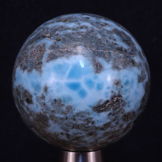 Natürliche Larimar Kugel - 274,12g - 1370,6ct - 57,16mm