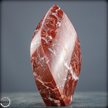 Himalaya-Jaspis-Flamme – Kraftvolle Naturzeichnung-1002,33g