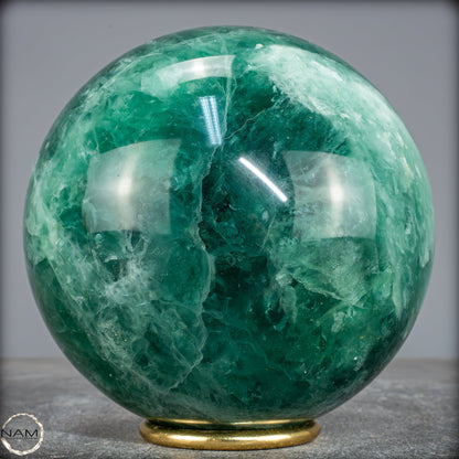 Natürliche Grüne Fluorit Kristallkugel, Spitzenqualität - 4757,67g