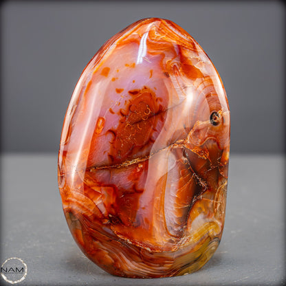 Natürlicher Roter Carneol-Kristall Freiform - 691,17g