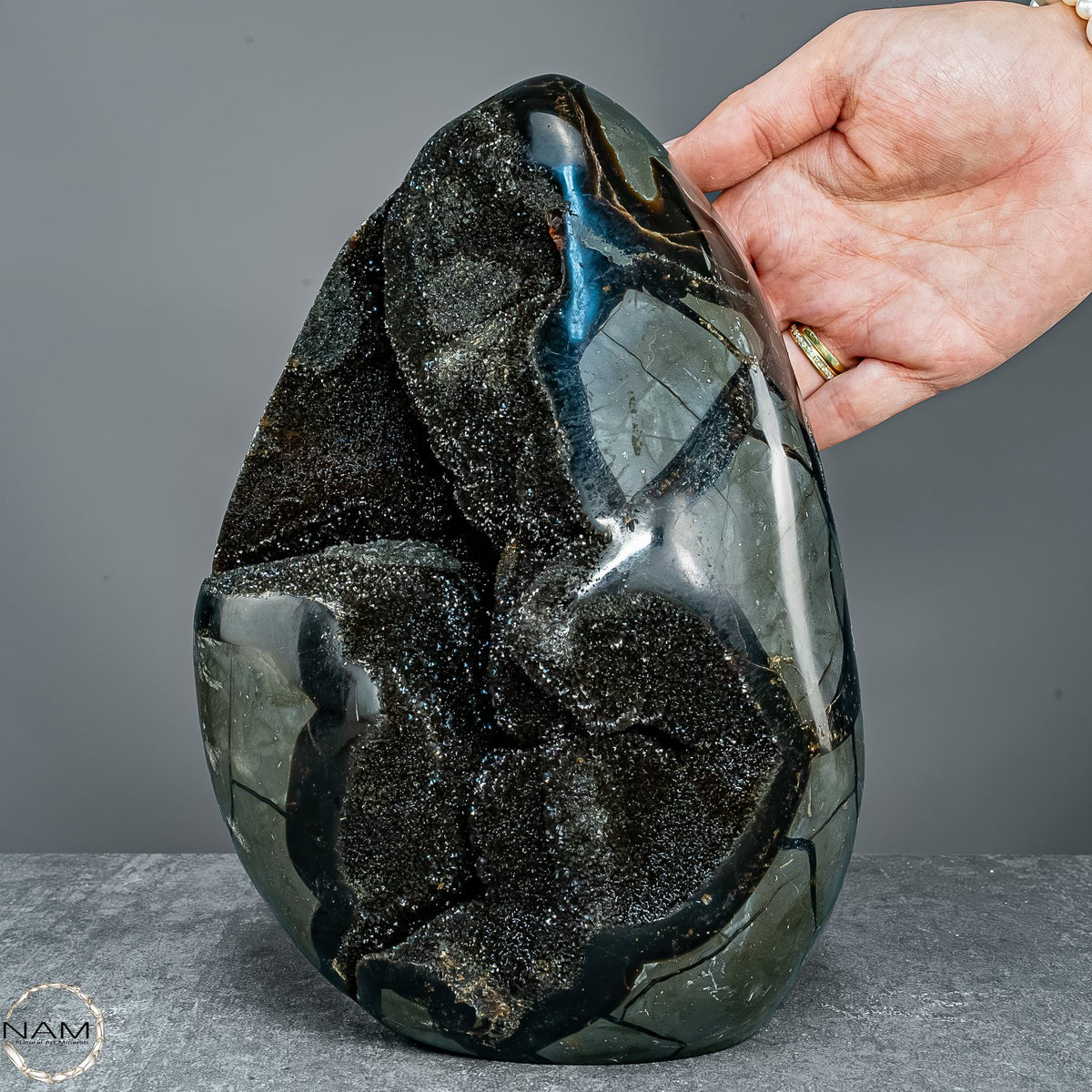 Natürliche Septarien Druse mit Calzit Kristallen - 5621,44g