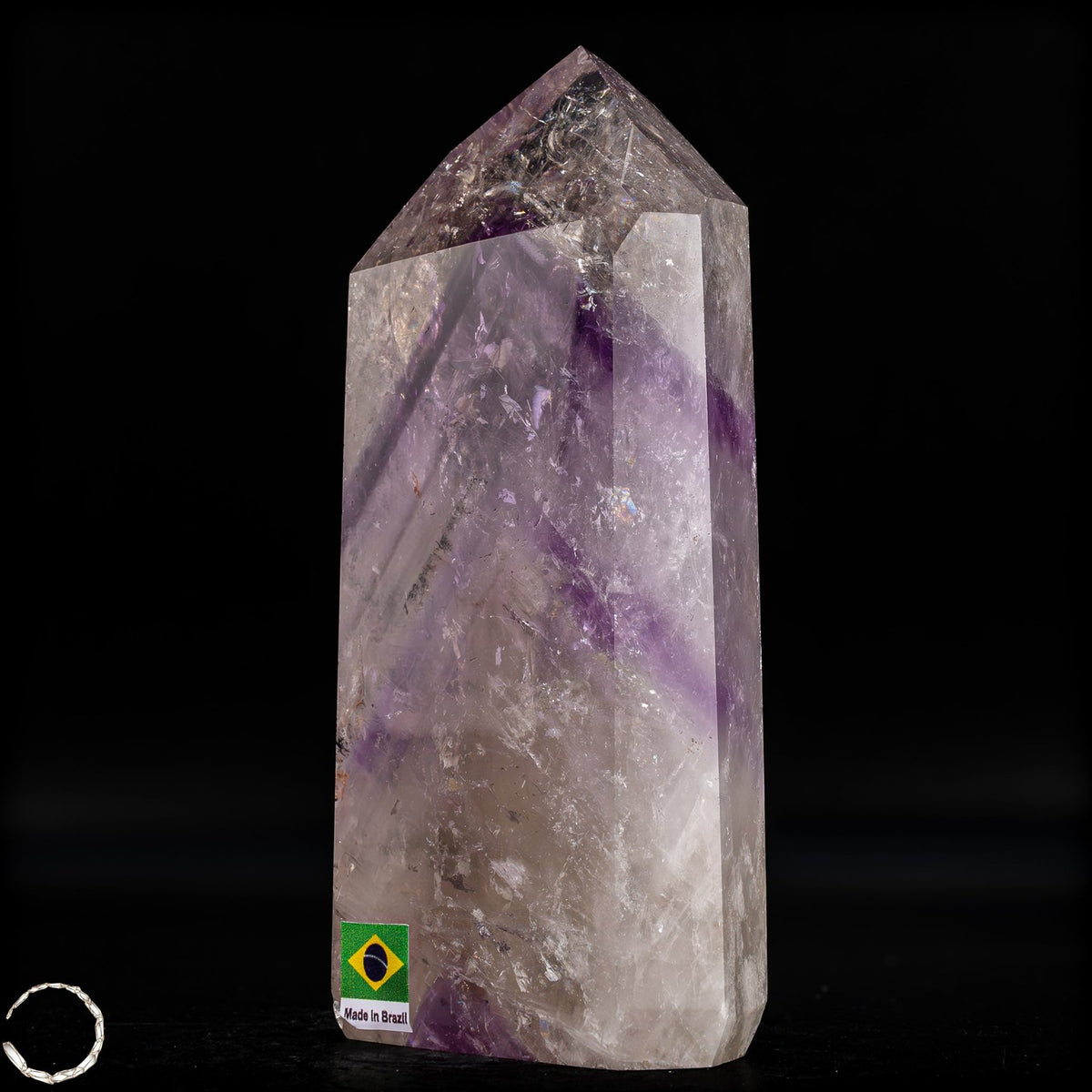 Natürliche, Sehr Seltene Amethyst-Kristall Spitze, Brasilien - 618,47g