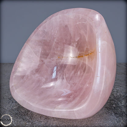 Natürliche Rosenquarz Schale / Schüssel - 4359,15g