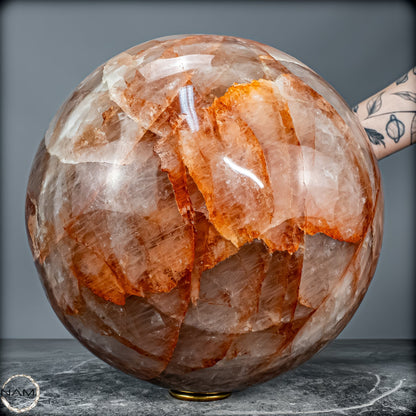Natürliche Roter Quarz (Hematoit) Kristall-Kugel - 19014,86g