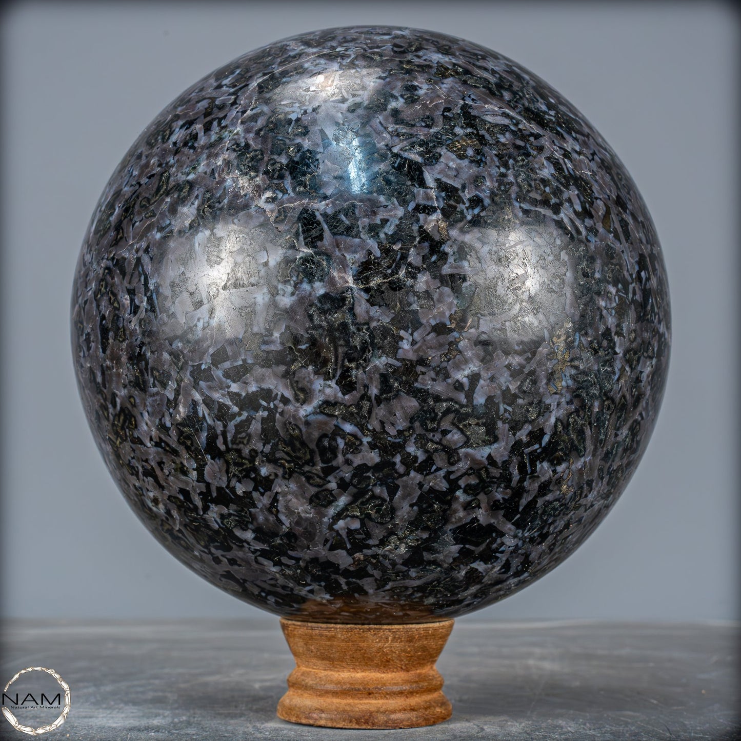Natürliche Merlinit (Gabbro) Kristallkugel - 4808,08g - 155mm