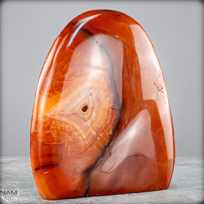 Natürlicher Roter Carneol-Kristall Freiform - 709,46g