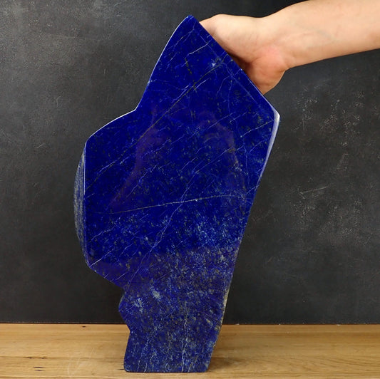 Große Königsblaue Lapislazuli-Freiform - 7921g - 450x240x40mm