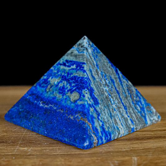 Natürliche Große Dekorative AAA++ Lapislazuli Pyramide - 461,78g