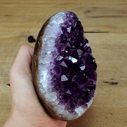 Amethyst Ei Druse  – 1037,75g – 145x81x75mm