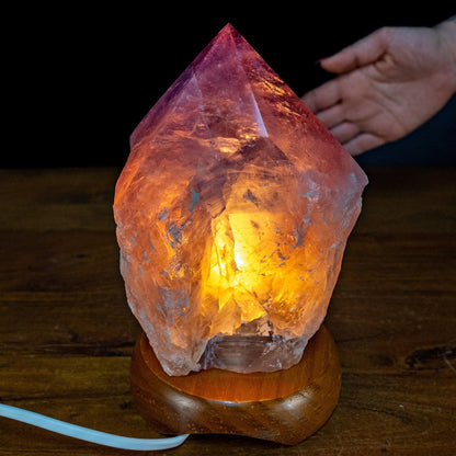 Seltene Amethyst Lampe aus Bolivien - 2125,89g