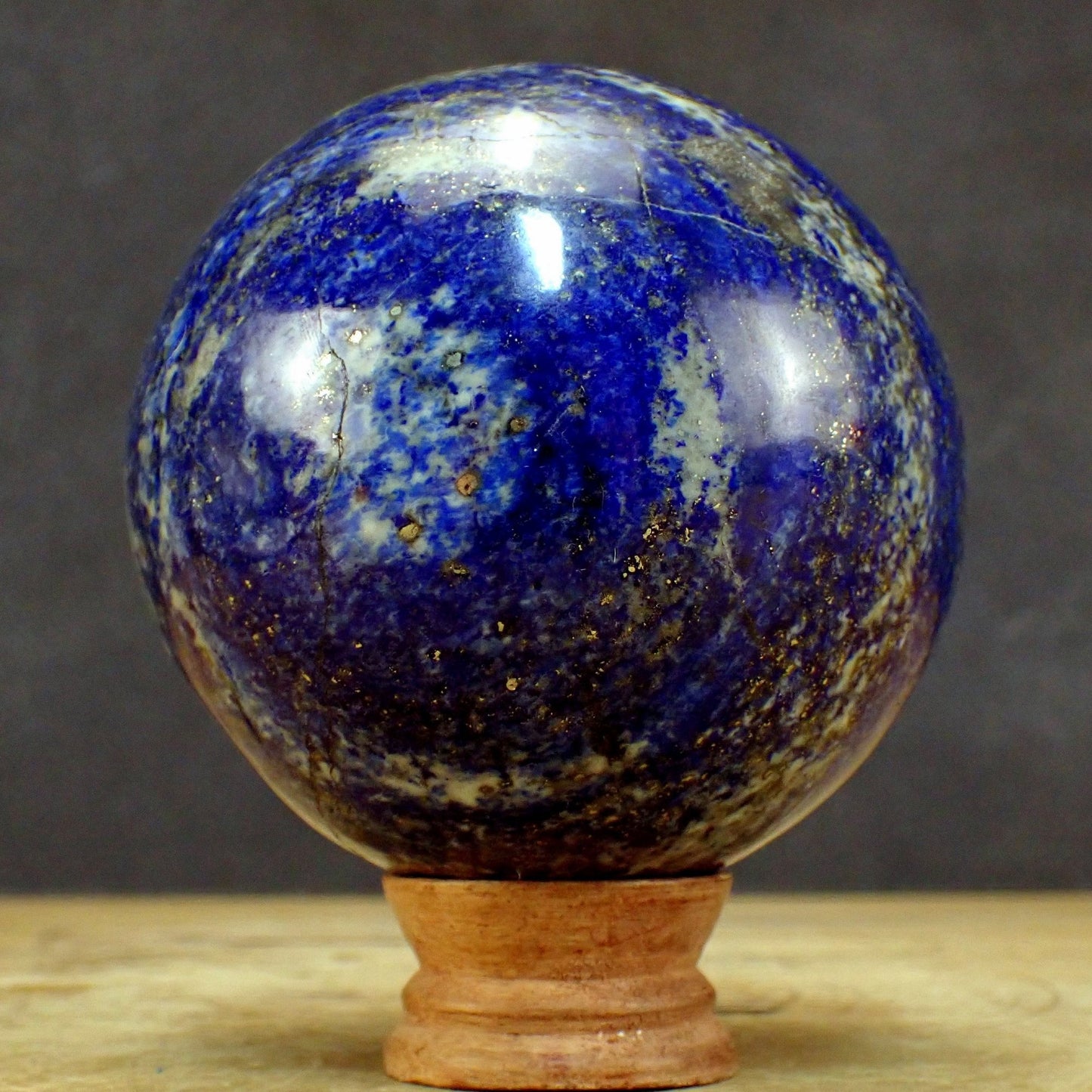 Große Natürliche Königsblaue Lapislazuli-Kugel - 1894,49g - 108mm