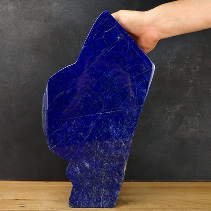 Große Königsblaue Lapislazuli-Freiform - 7921g - 450x240x40mm